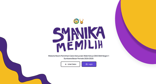 Pemilos SMAN 1 Sumbawa 2024 Website